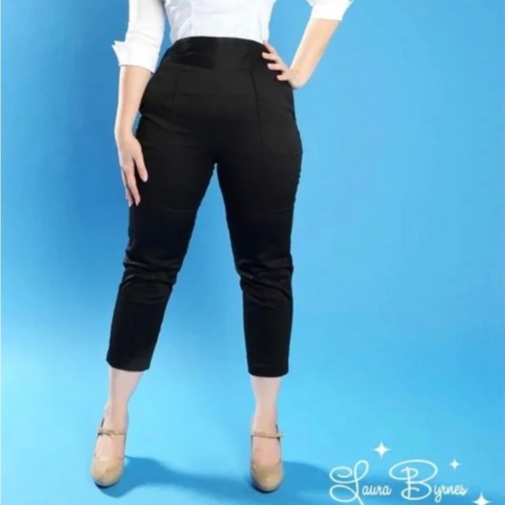Laura Byrnes Pin Up Girl Cropped Trousers